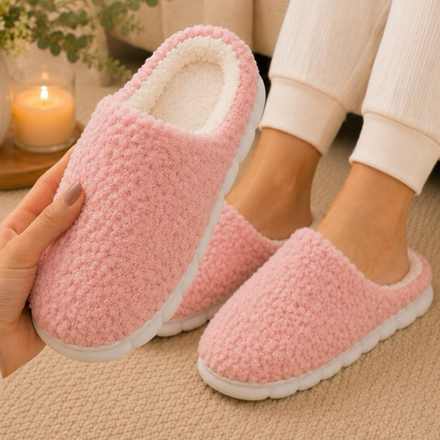 Pantufa Nuvem Feminina Adulto Antiderrapante Peluciada Super Macia Confortável