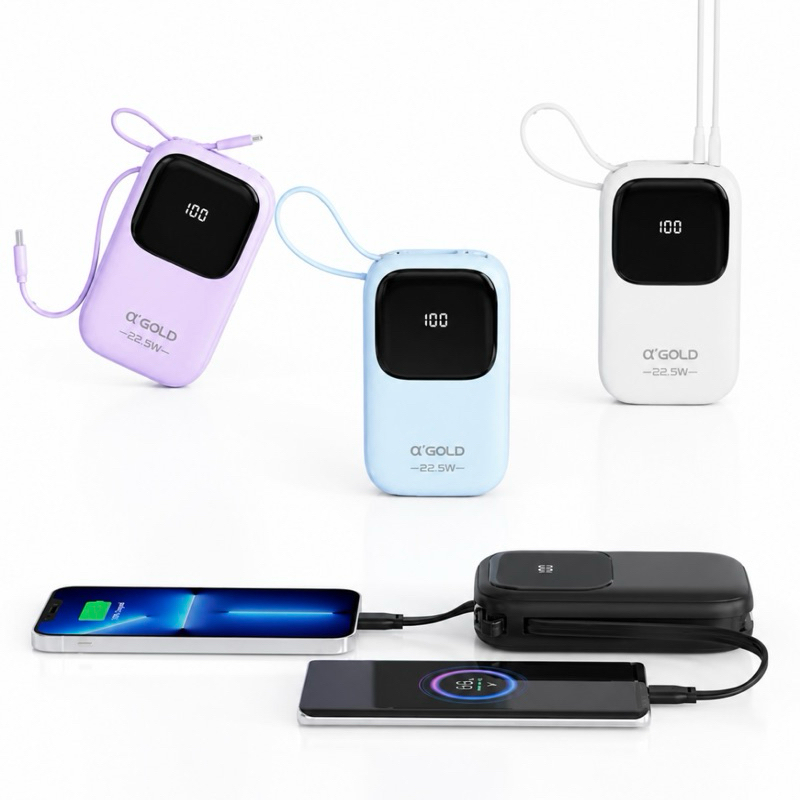 Power Bank 10000 mAh Carregamento Rápido 22.5W BTE-86 Carregador Portátil