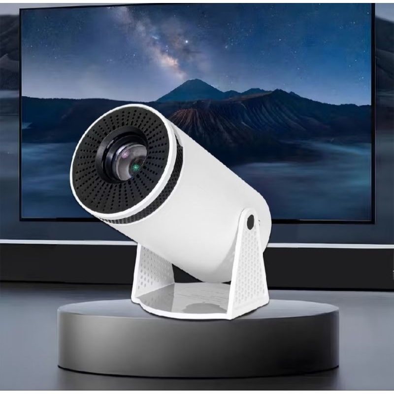 Projetor 4K HD 150 Polegadas Celular, Tv B0x, Xbox, PS, Pc, Wifi e Bluetooth HY300 110/220