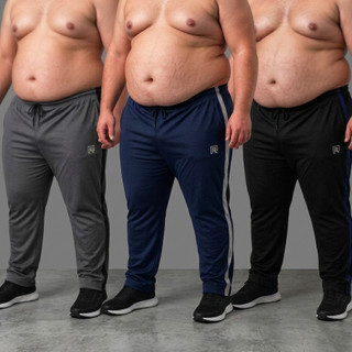 Kit 3 Calças Esportiva Masculina Roupas Plus Size Dry Fit Tamanho Grande Casual Dia Dia