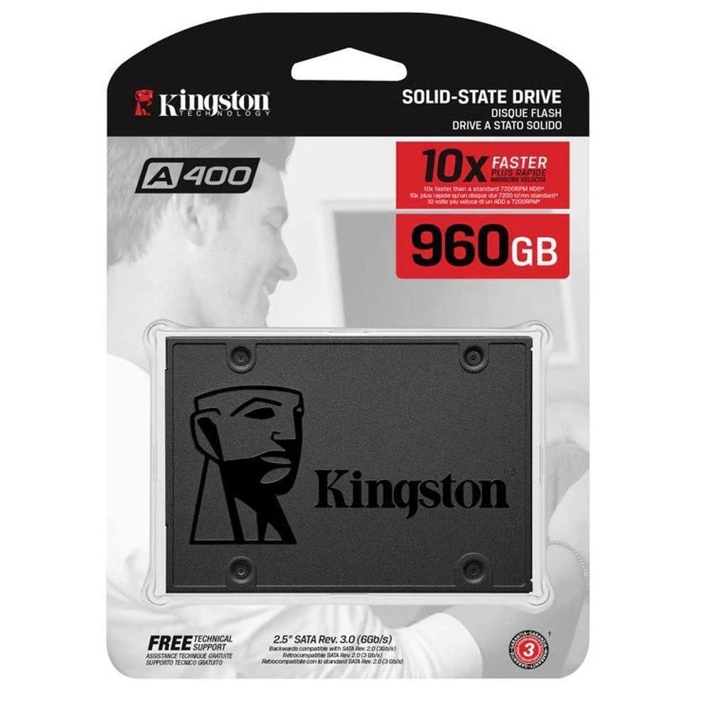 SSD Kingston 960GB / 480GB / 240GB / 120GB - Original Kingston Com NF