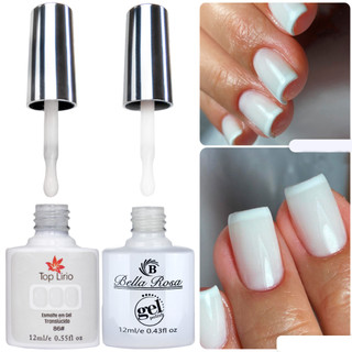 Esmalte de Renda Em Gel 12ml Soak-off Lirio Branco Unha Manicure Led UV