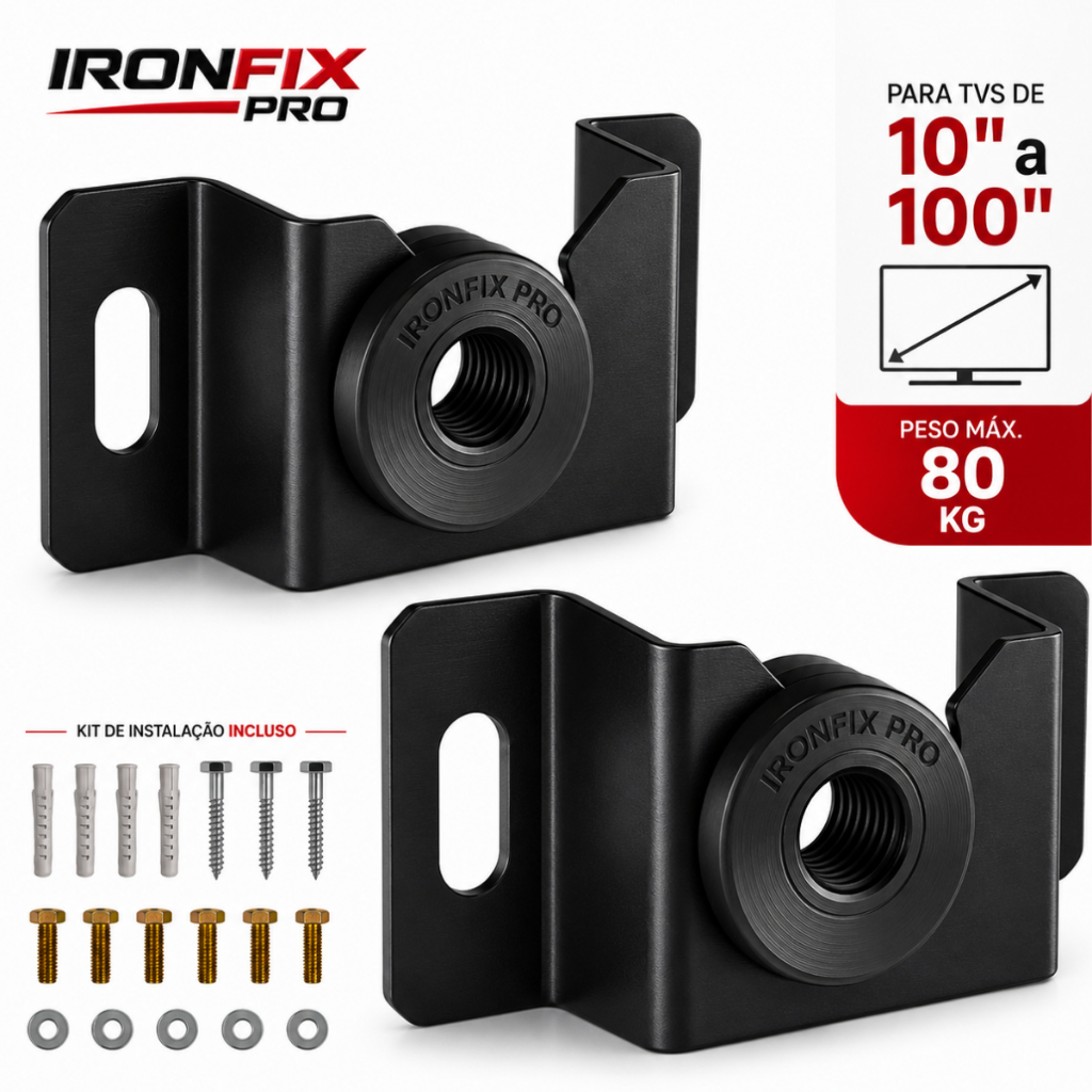 Suporte Fixo Para TV Universal Smart Tv Parede Painel Teto 10 24 32 43 50 55 60 65 75 100 Polegadas