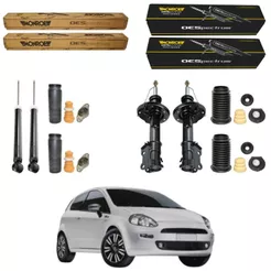 Kit 4 Amortecedor Punto 2007 A 2017 Monroe + Kits