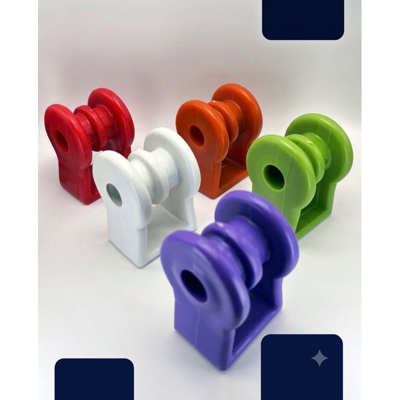 10 Roldana SDA Isolador Drop Fechado 2 Estrias