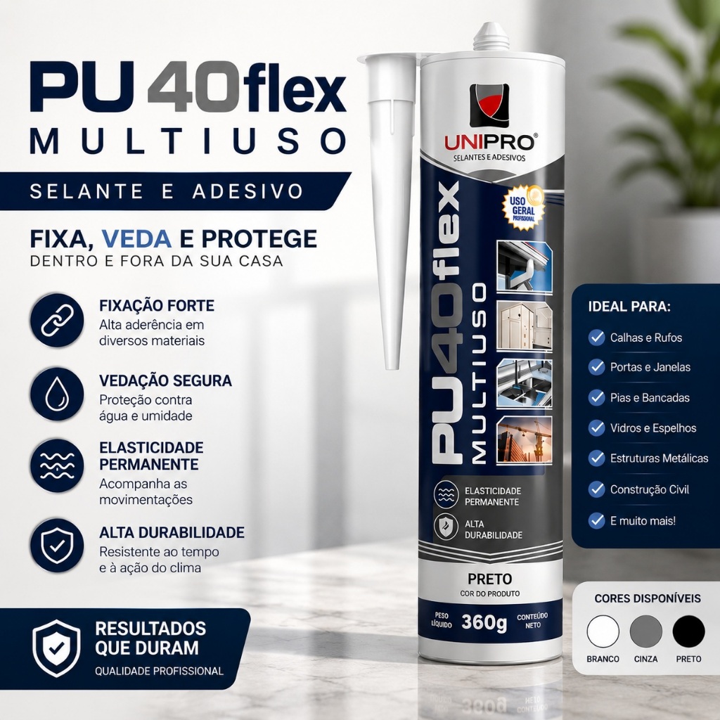 PU Fixador Multiuso Profissional 360g Cola Forte Alta Resistência Construção Piso Madeira Metal