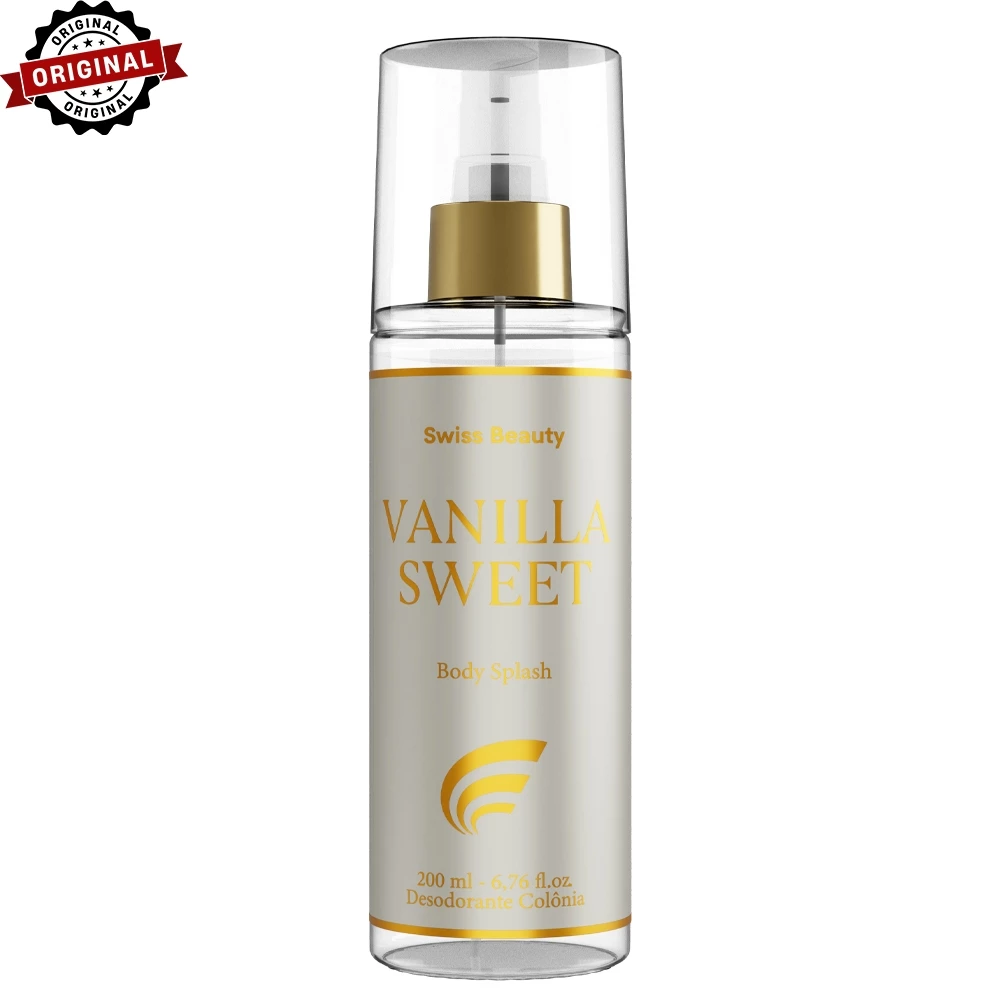 Body Splash Vanilla Baunilha 200ml SWISS BEAUTY Sofisticação e Longa Duração — imagem 1
