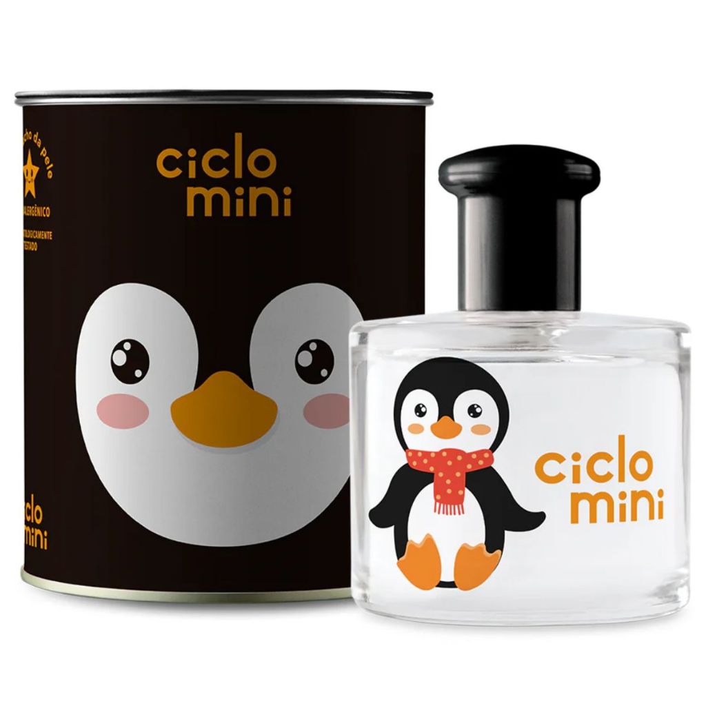 Água de Colônia Pingucho Bebê Suave Infantil 100ml Ciclo Cosmeticos Com Lata