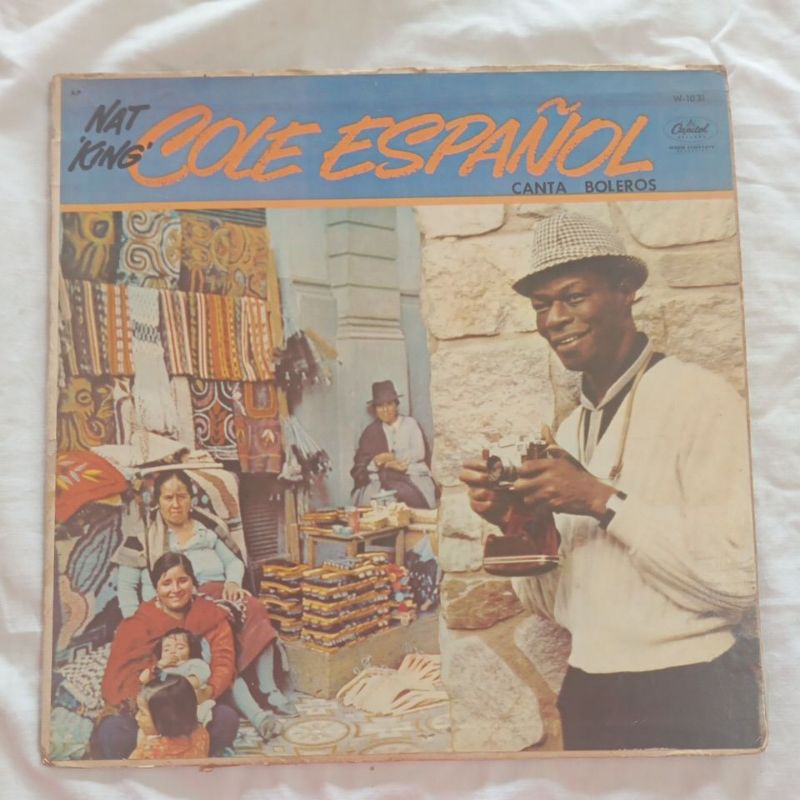 LP Nat King Cole Espanhol disco de vinil