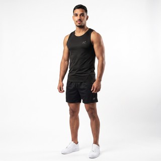 Conjunto Masculino Regata + Short Mauricinho Tactel Parvori Academia Treino CrossFit Corrida Slim