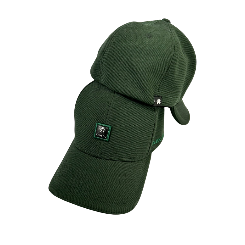 Boné Anth Co Aba Reta Fechado Gorgurão Equador Original Várias Cores! - Verde