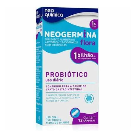 NEOGERMINA FLORA 12CAPS NEO QUIMICA validade 11/2026