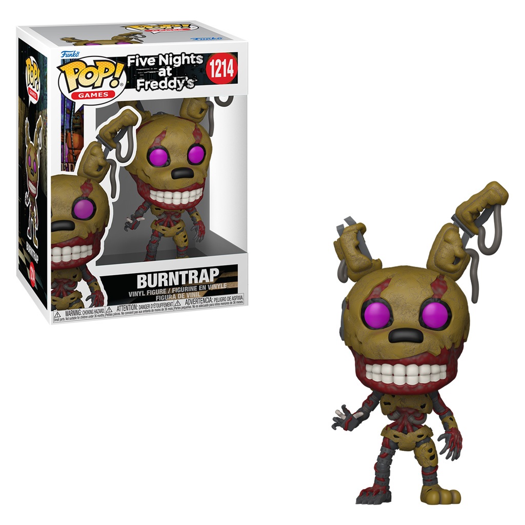 FUNKO POP GAMES FIVE NIGHTS AT FREDDY'S - BURNTRAP 1214 NOVO ORIGINAL