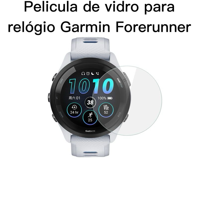 Pelicula de vidro para relógio Garmin Forerunner 225 165 955 245 55 935 970 735 570 45s active6