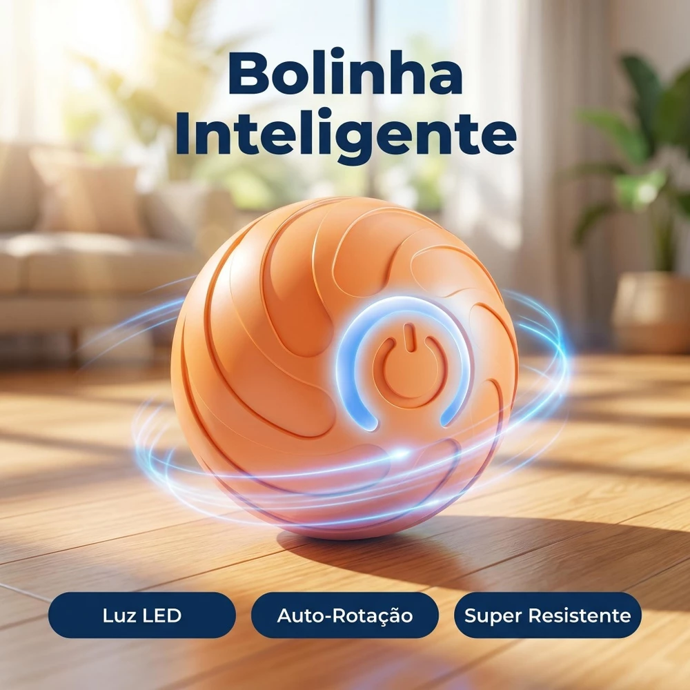 Bola Automática Para Cachorro Ocupado Dono Deixa Pet Se Divertir