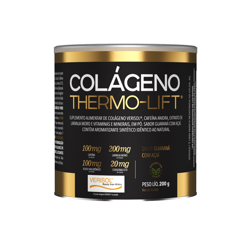 Colágeno Verisol Com Cafeína Thermo Lift 200g Nutrilibrium