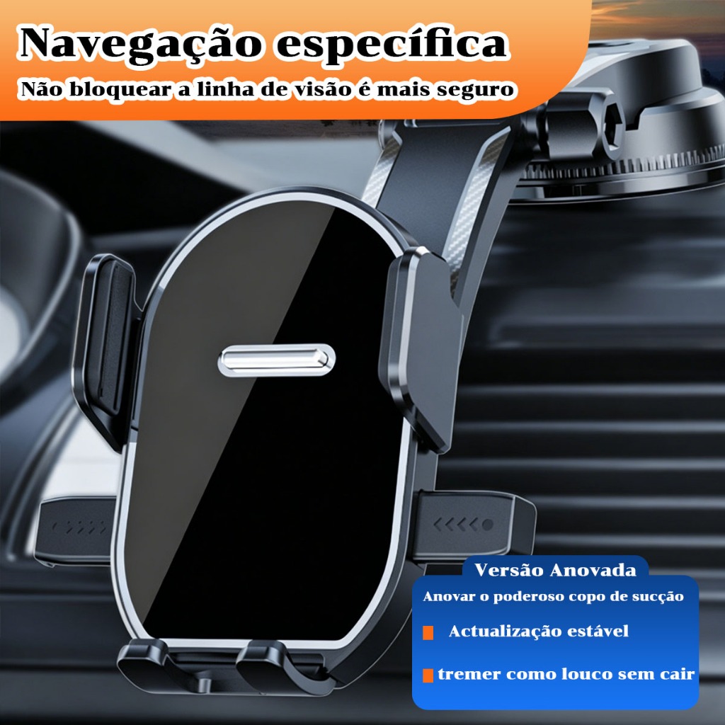 Suporte para Celular com Ventosa Poderosa e Ajuste de Ângulo — imagem 2 de 2