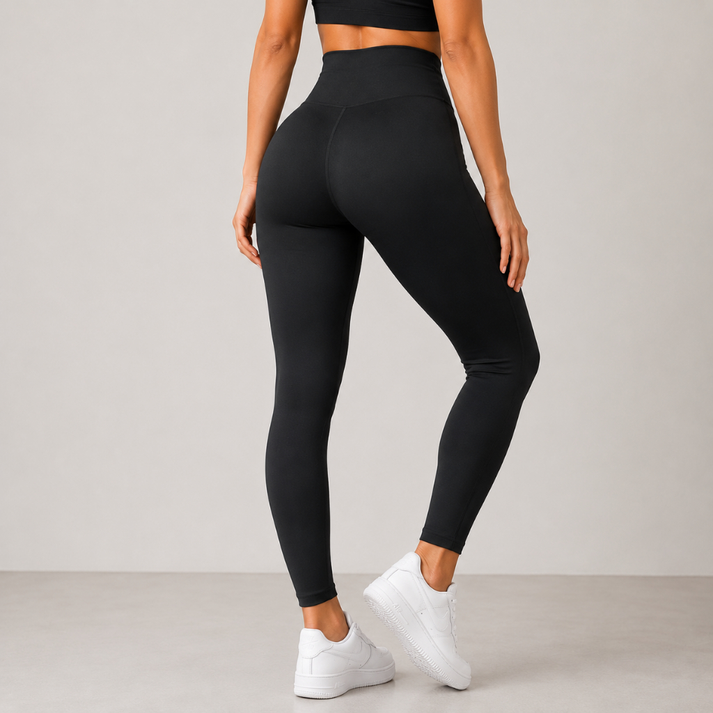 Calça Legging Feminina Academia Zero Transparência Cós Alto Empina Bumbum Modeladora Fitness Premium