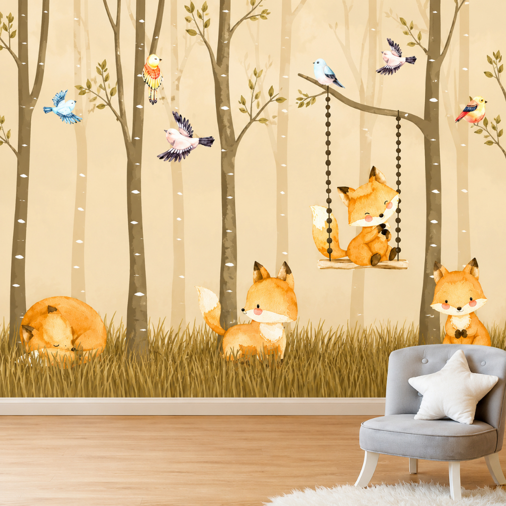 Papel de Parede Personalizado Floresta Encantada