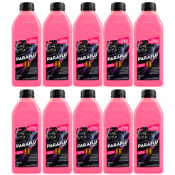 Kit Aditivo Radiador Paraflu 10 Litros Orgânico Rosa Long Life Pronto para uso 103004