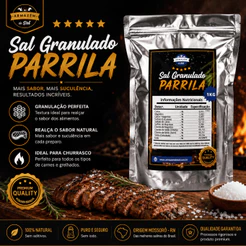Sal Artesanal para Churrasco Parrilla 1 KG