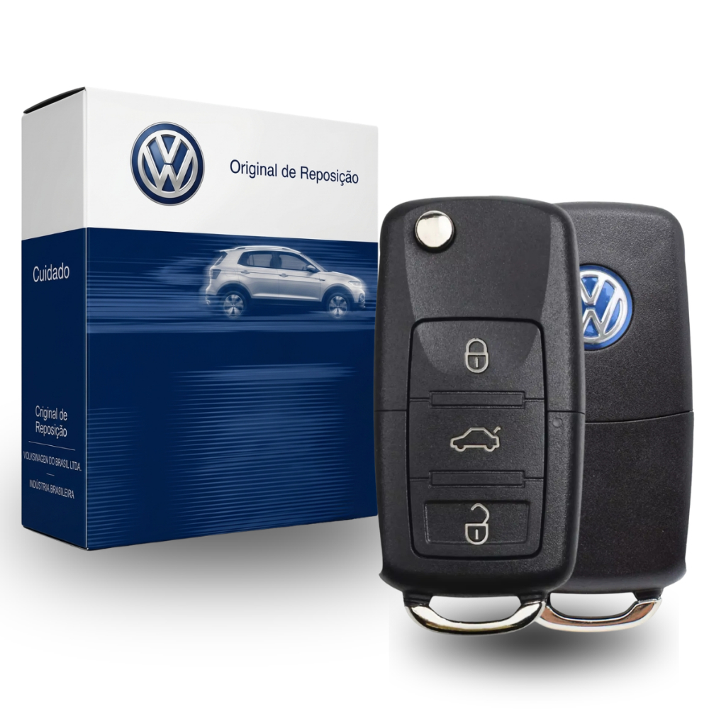 Carcaça Chave Volkswagen Gol G5 Polo Up Golf Fox Gol Crossfox Bora Saveiro Jetta Passat Carcaçaa