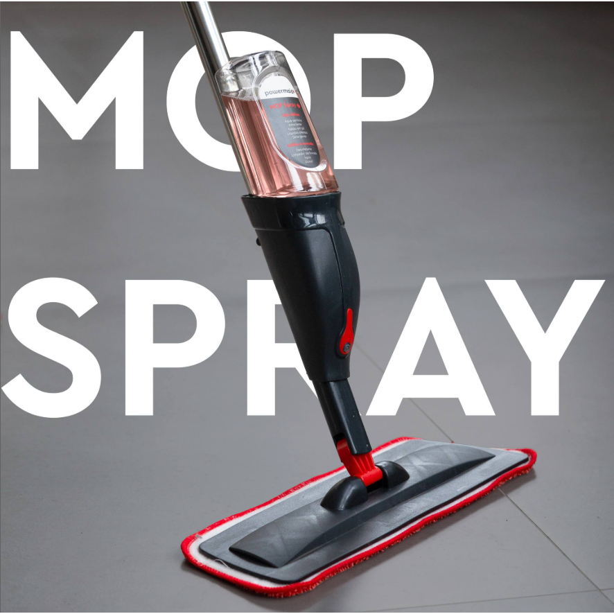 Mop Spray PRO Magico Com Reservatório Rodo Limpeza Refil Microfibra Powermaid