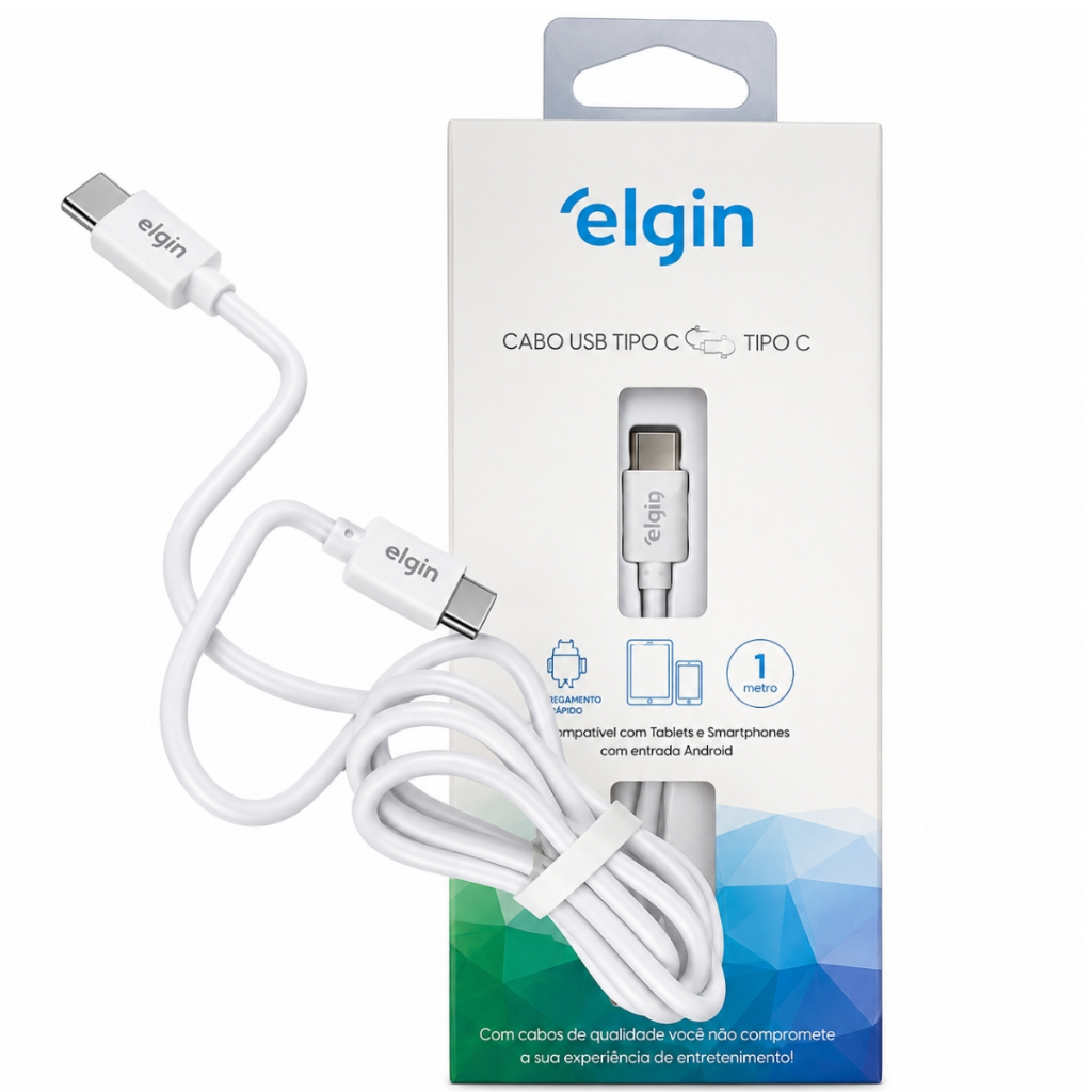 Cabo Usb TIpo C Para Usb Tipo C 1Metro 46RCTIPOCTPC Elgin