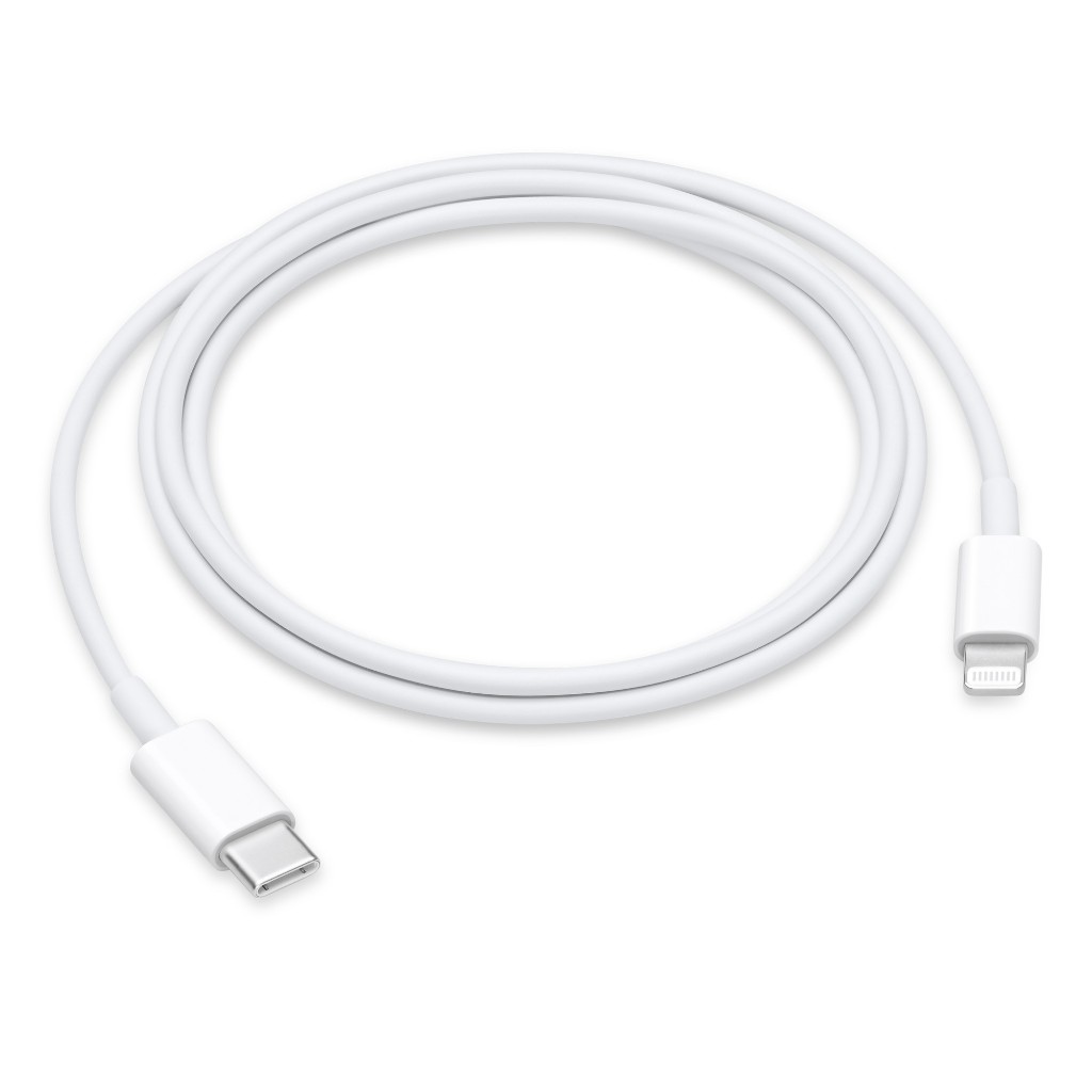 Cabo PD USB-C para Lightning Compatível com iPhone, iPad, 20W, 1M