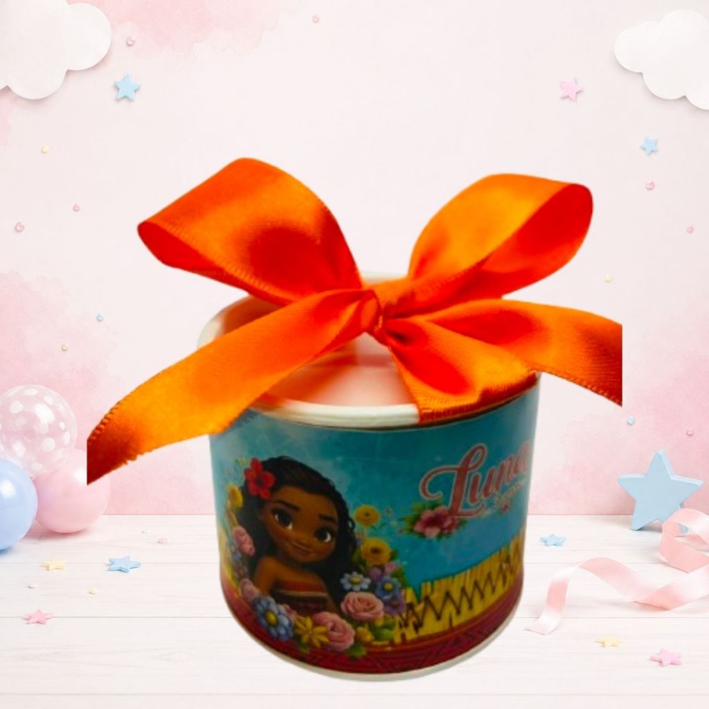 Kit tubolatas personalizadas 5x6cm Moana • Lembrancinha maternidade | batizado | aniversário