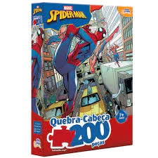 Quebra Cabeça Marvel Homem Aranha 200 Peças - Toyster 8023