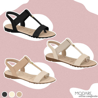 Sandália Feminina Modare Napa Floather Elástico Nature
