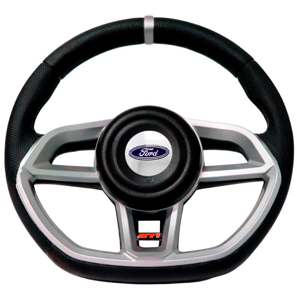 Volante Esportivo Gti Prata Zetec Fiesta Ka Ecosport · foto 2
