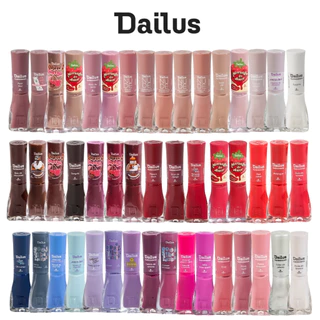 KIT ESMALTES DAILUS Tons Nude Vermelho, Lilas, Rosa, Preto - ENVIO IMEDIATO ATACADO
