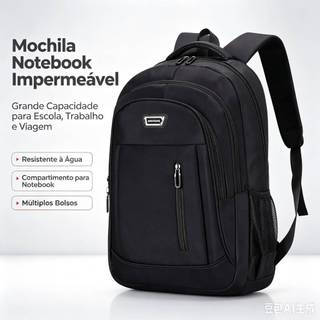 Mochila Bolsa Masculino Impermeável Resistente Reforçada Grande P/ Notebook