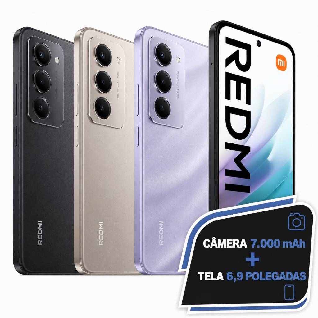 Smartphone Xiaomi Redmi 15 256gb/128gb Versão Global Original Envio IMEDIATO