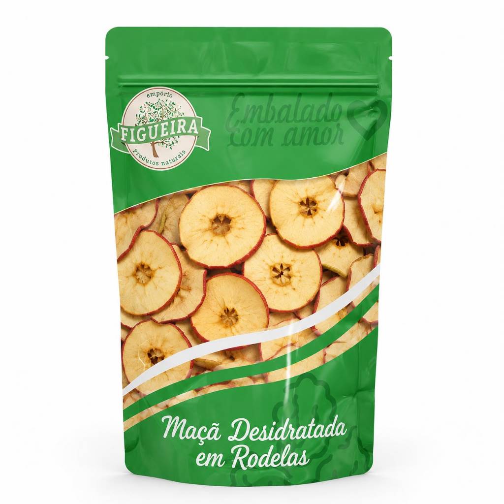 Maça Desidratada Em Rodelas - 1 Kg - Mega Promoção