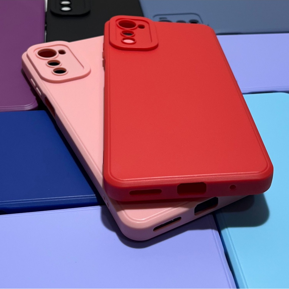 Capa para Motorola E32 Silicone com Proteção de Câmera Interior Aveludado Macia TPU Premium