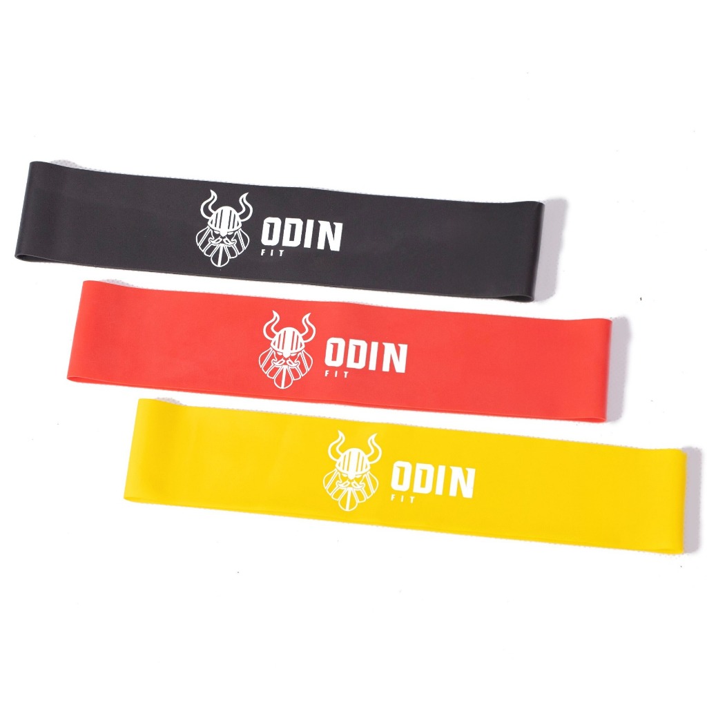 Kit Mini Bands Elástico Intensidade Leve Média Forte Odinfit