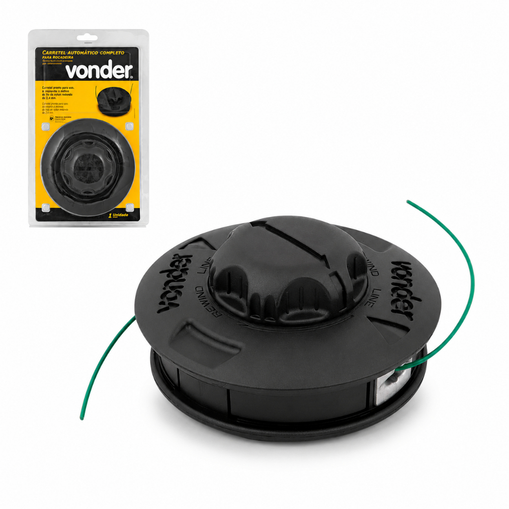 Carretel Automático para Roçadeira M10 Rosca Esquerda Vonder