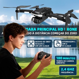 Drone ZD012 Com GPS Vem Equipado Com Uma Câmera De Alta Definição e Uma Maleta De Transporte