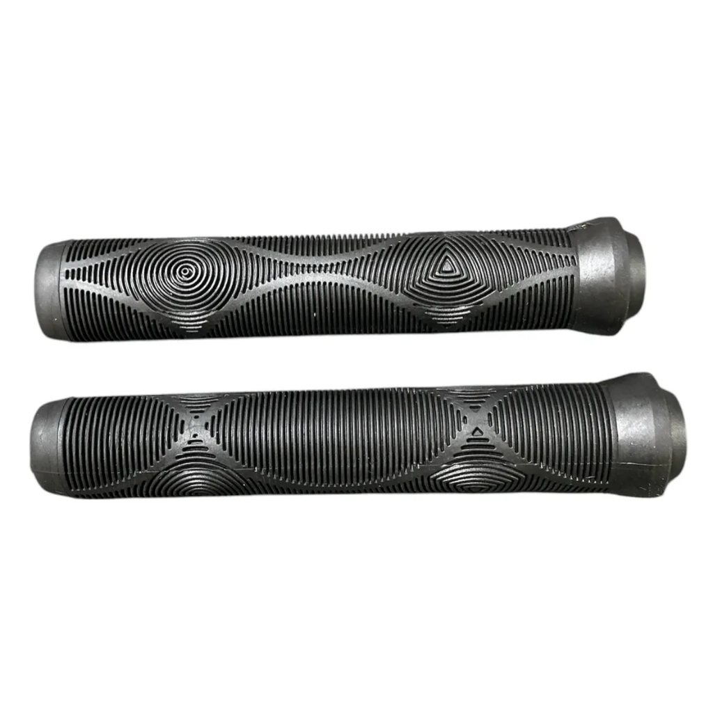 Manopla Luva de Guidão para Bicicleta Marca Absolute Modelo Bmx4 Borracha 165mm Mtb Bmx Grau Freeride Freestyle  Passeio