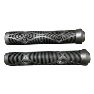 Manopla Luva de Guidão para Bicicleta Marca Absolute Modelo Bmx4 Borracha 165mm Mtb Bmx Grau Freeride Freestyle  Passeio