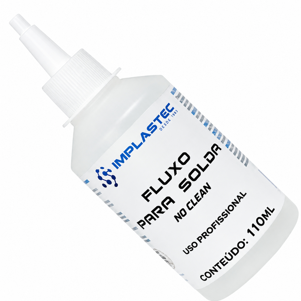 Implastec - Fluxo Para Solda Liquido No Clean Frasco 110ml