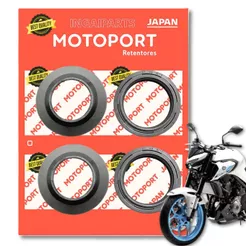 Kit Retentor da Bengala + Guarda Pó Mt 03 2020-2026 / Yzf R3 2020-2026 / Gs 500 / Fazer 250-2012-2017