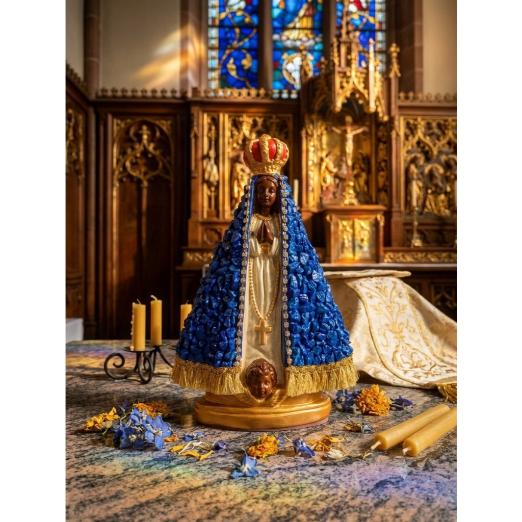 Imagem Nossa Senhora Aparecida Manto Pedrarias
