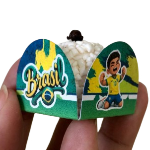 Forminha para Brigadeiro e Docinhos BRASIL/ COPA DO MUNDO/ FUTEBOL Lembrancinhas Mimos Festas Aniversário Infantil