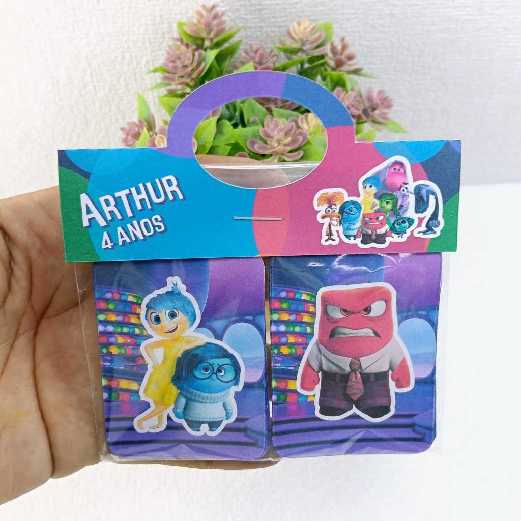 Jogo da Memória Divertidamente Personalizado - Lembrancinha de aniversario ou festa infantil