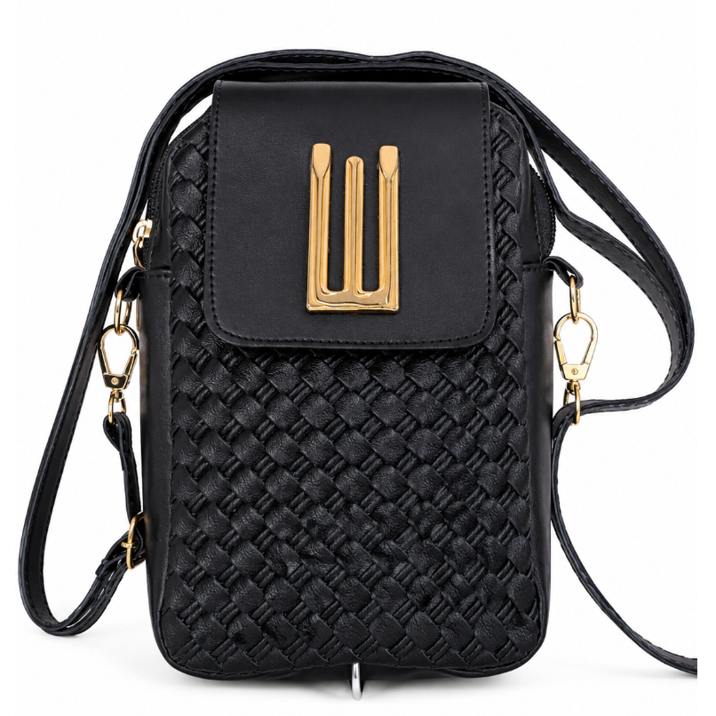 Bolsa Feminina Transversal Moda Trabalho Social Porta Celular Com Alças Ajustáveis Shoulder Bag