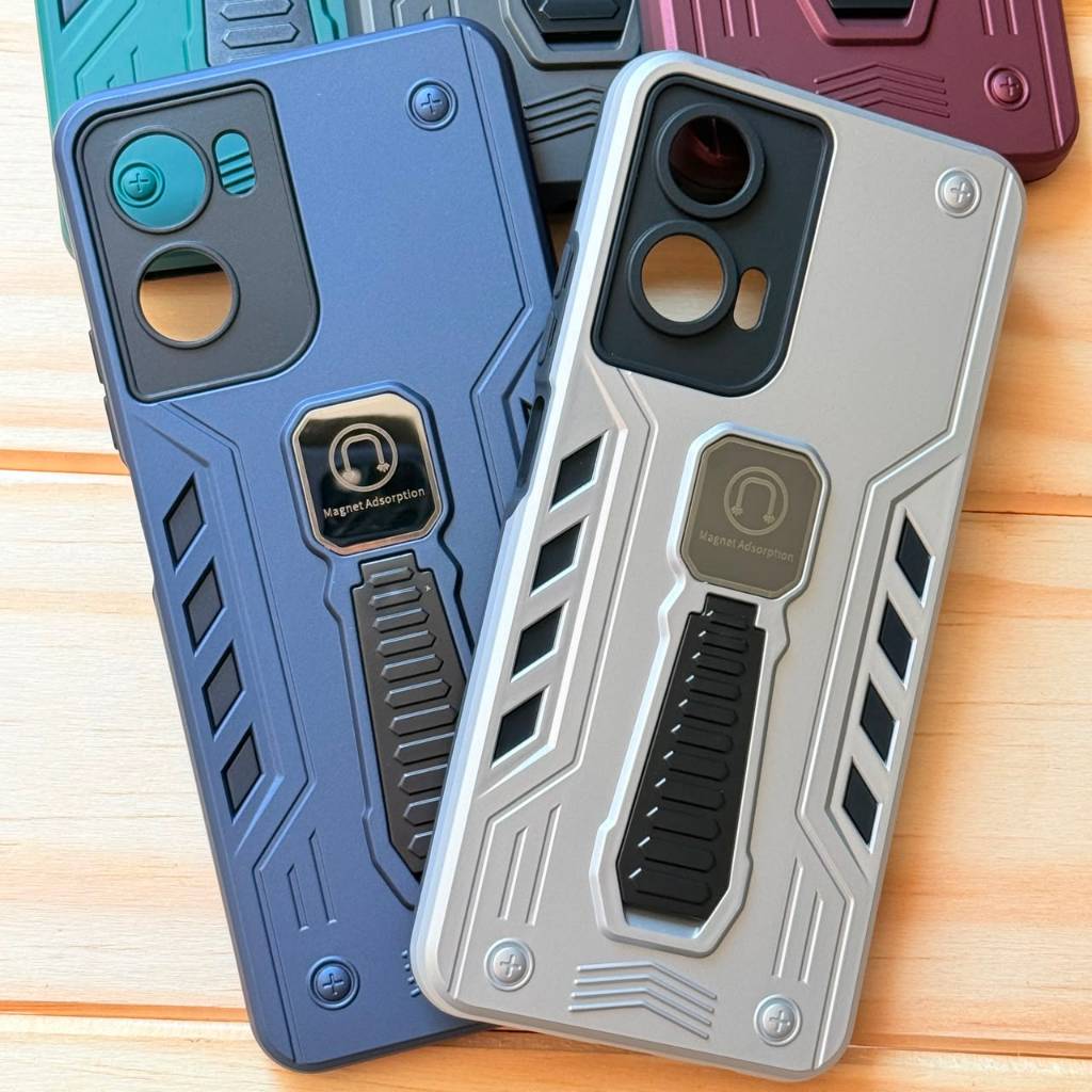 Capa Capinha Case armadura anti impacto com suporte magnético para Motorola Moto